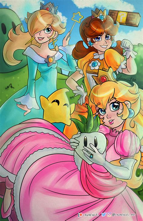 princess peach and daisy and rosalina|Princess Peach/Relationships .